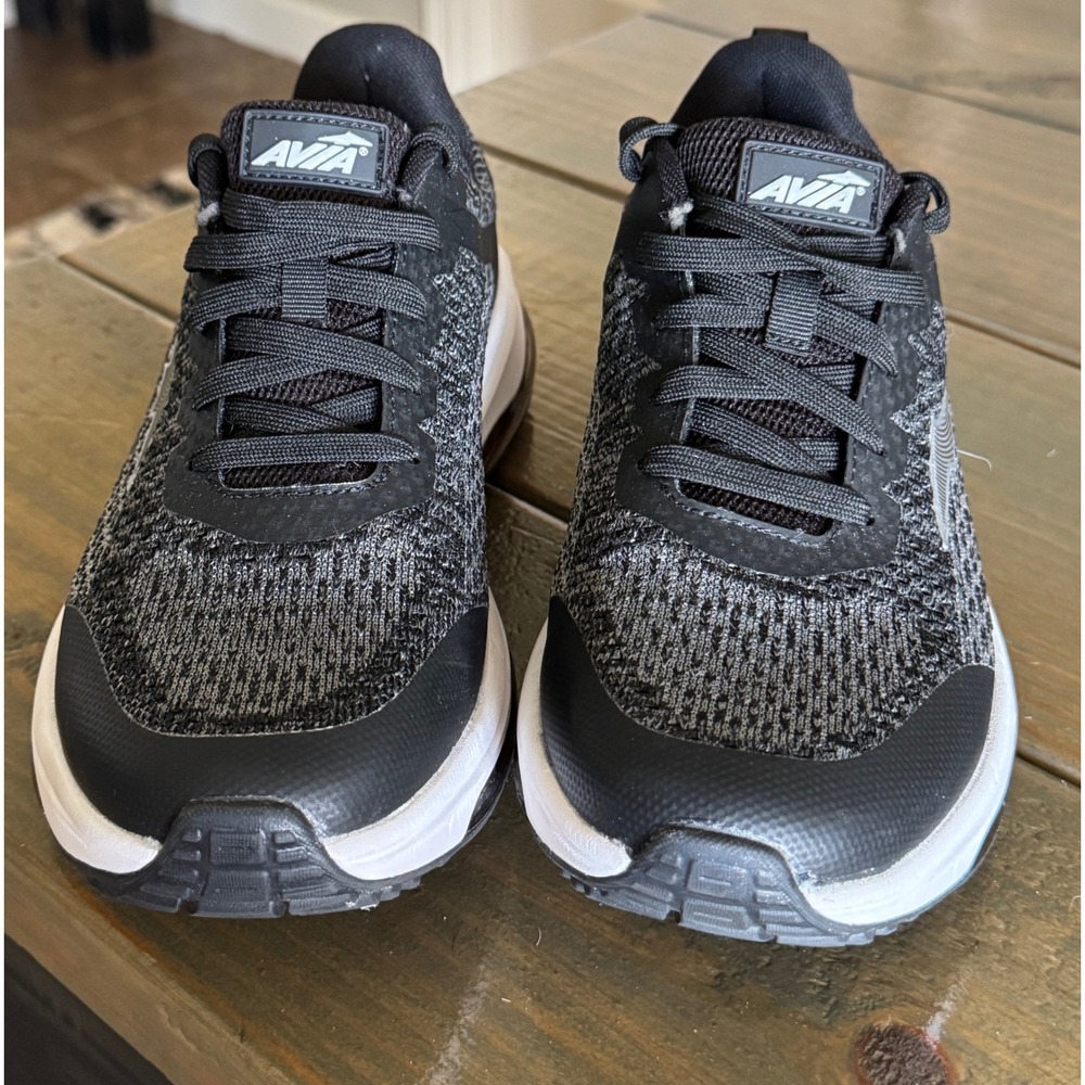 Avia Air Athletic Shoes Women 10 Black Sporty Sneakers Gym Activewear Excellent
